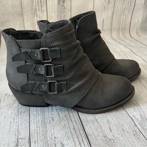 SO Gray Ankle Booties
